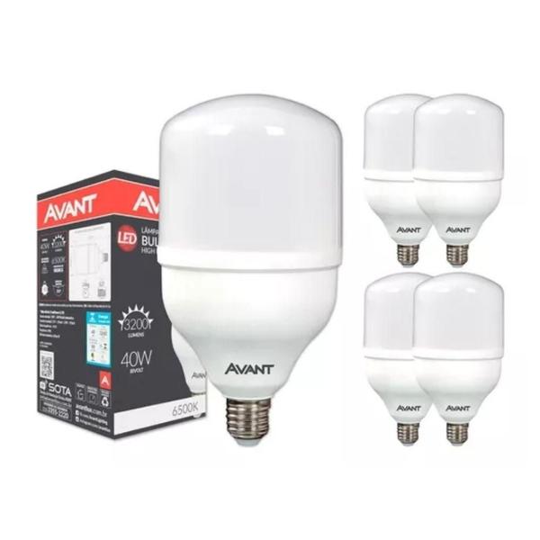 Lampada Led Bulbo 40W Bivolt Avant 05 Unidades Imagem de Lampada Led Bulbo 40W Bivolt Avant 05 Unidades