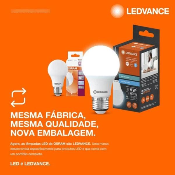 Imagem de Lampada Led Bulbo 7w Branco Quente - Ledvance