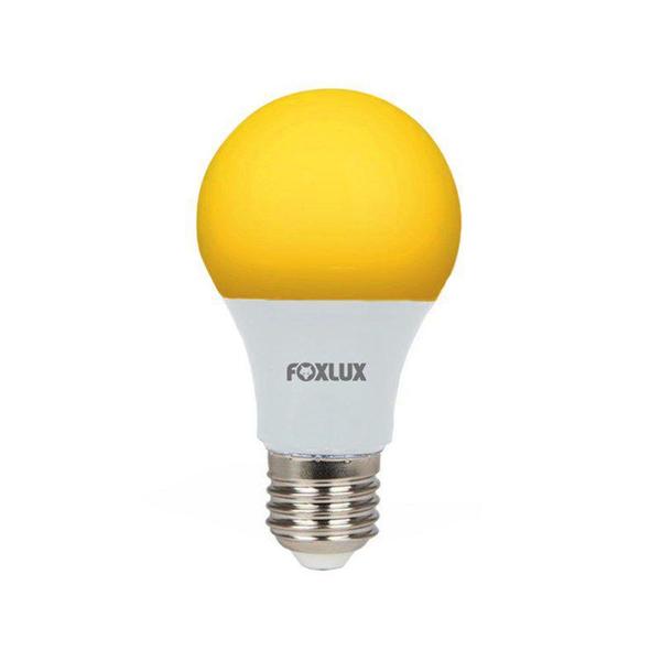 Lâmpada LED Bulbo 7W Luz Amarela Bivolt Foxlux Imagem de Lâmpada LED Bulbo 7W Luz Amarela Bivolt Foxlux