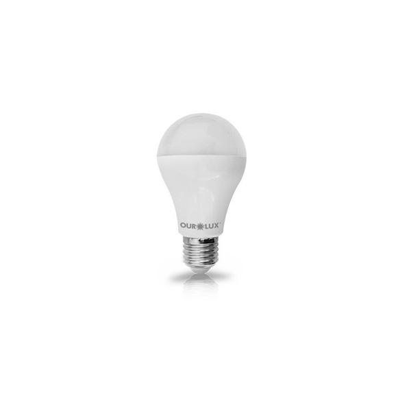 Imagem de Lampada Led Bulbo 9w Bivolt Branca Fria 6500k Ourolux