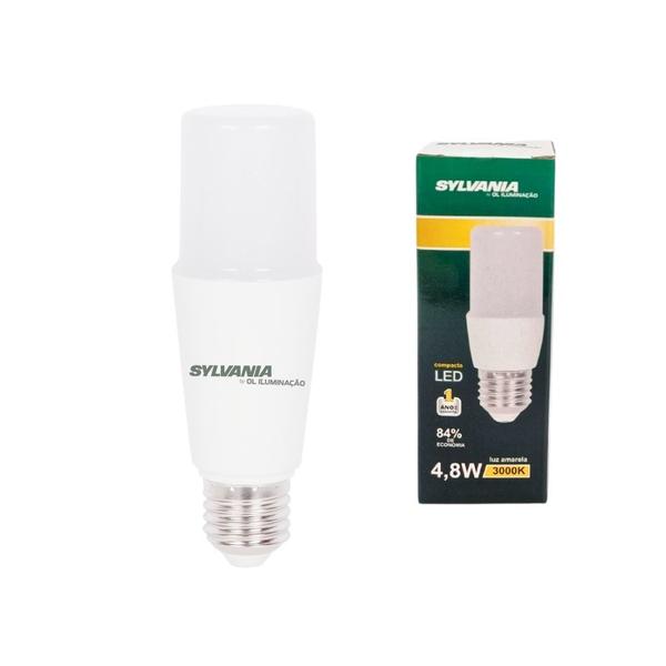 Imagem de Lâmpada Led Bulbo Compacta 4,8W Luz Amarela Bivolt E27 Sylvania