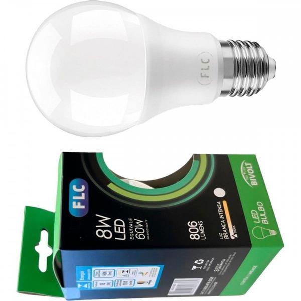 Imagem de Lampada Led Bulbo Flc A55 - 8W - 806Lm - E-27 Bivolt - 6500K