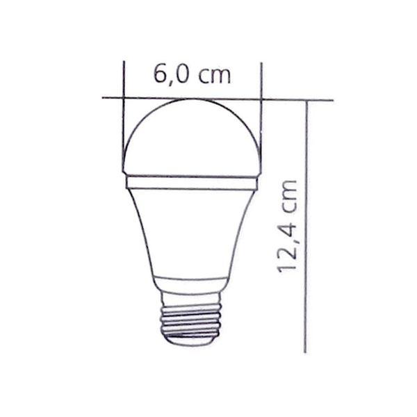 Imagem de Lâmpada Led Bulbo Luz Branca Bivolt 12W 6500k 1050L- Foxlux