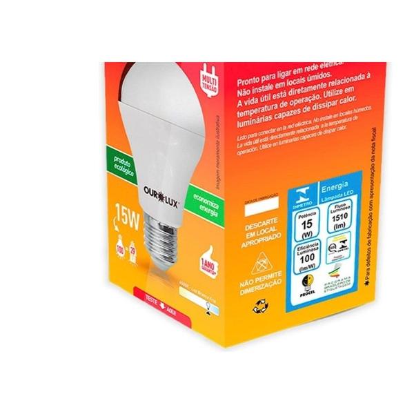 Imagem de Lampada Led Bulbo Ourolux A60 - 15W. 6500K.