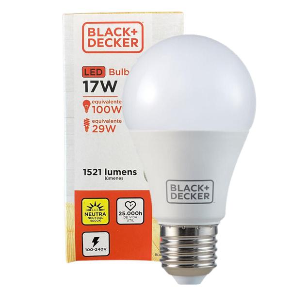 Imagem de Lampada Led Bulbo PERA 17w E27 Branco Neutro 4000K