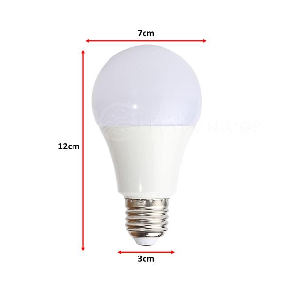 Imagem de Lâmpada LED bulbo RGBW Com 16 Cores Diferentes Com Controle Remoto 7W Bivolt DY8746