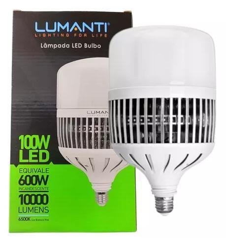 Lampada led bulbo t152 100w autovolt 6500k 10000 lumens - lumanti Imagem de Lampada led bulbo t152 100w autovolt 6500k 10000 lumens - lumanti