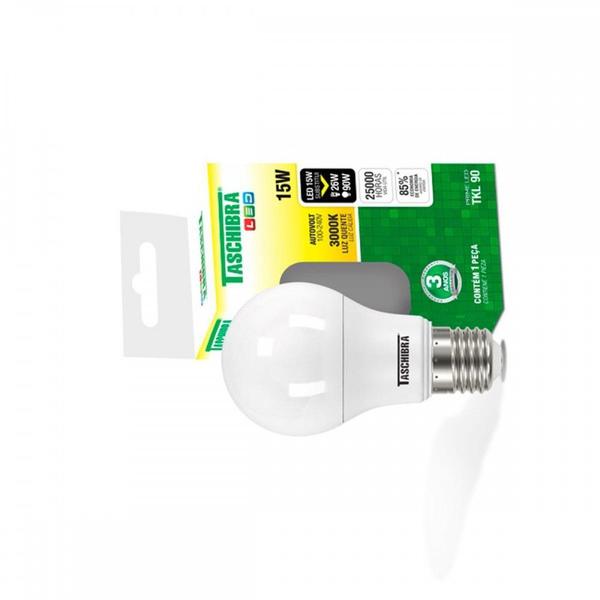 Imagem de Lampada Led Bulbo Taschibra 15W 3000K  11080395