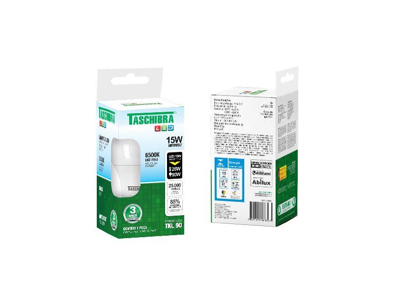 Lâmpada Led Bulbo Tkl80 E27 12w Taschibra - 20pc Imagem de Lâmpada Led Bulbo Tkl80 E27 12w Taschibra - 20pc
