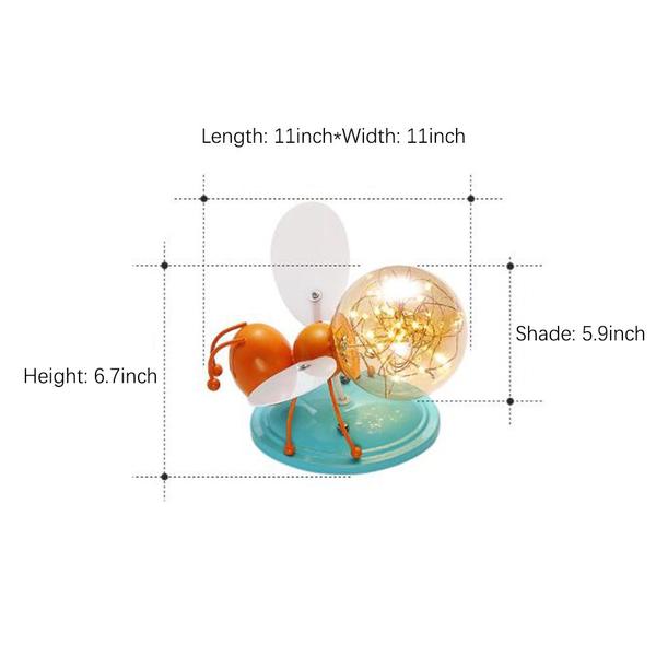 Imagem de Lâmpada LED Cartoon Firefly Wokex Gypsophila 5W 220V Laranja