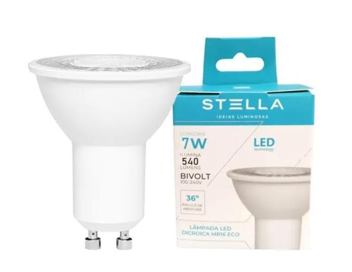 Imagem de Lâmpada Led Dicroica 7w 2700K GU10 Bivolt STH8536/27 Stella