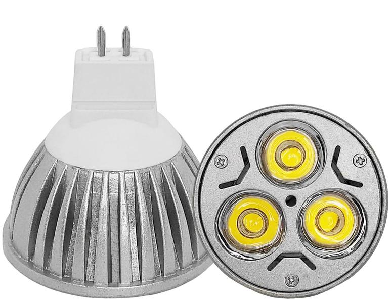 Imagem de Lâmpada Led Dicróica Mr16 3,6W 12V Gu5,3 Branco Quente