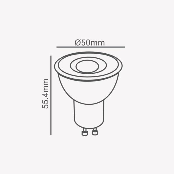 Imagem de Lâmpada Led Dicroica MR16 GU10 4,8W 3000K Bivolt Lumanti