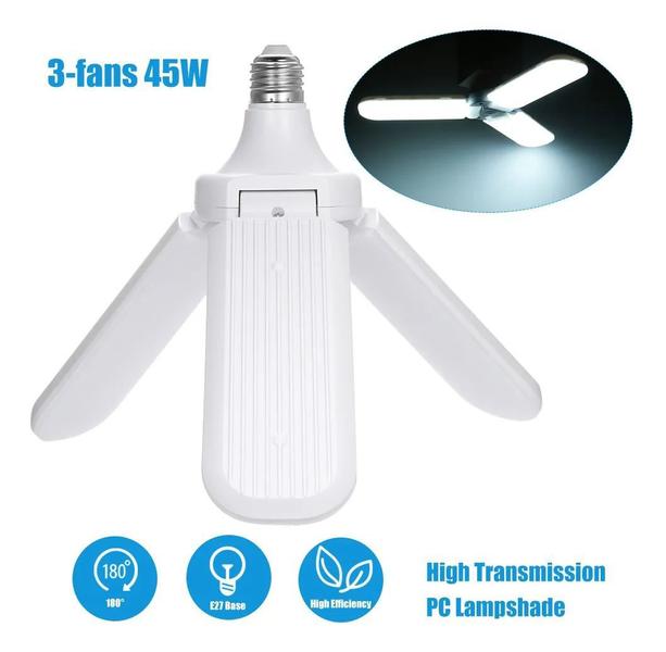 Imagem de Lâmpada Led Fan Blade 45w Luz Potente Cor Branco Econômica