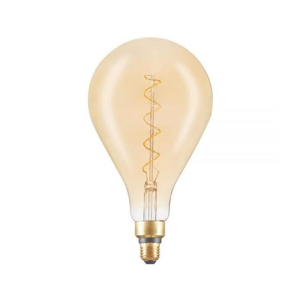 Imagem de Lâmpada LED Filamento 5W Bivolt E27 Balloon Twist Âmbar Brilia