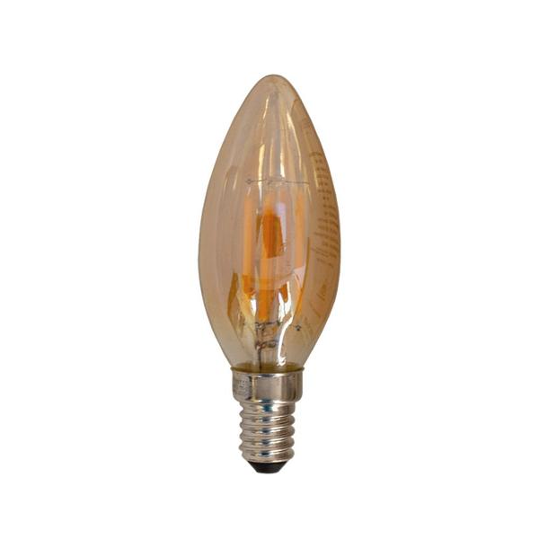 Imagem de Lampada led filamento vela c35 4w 2400k e14