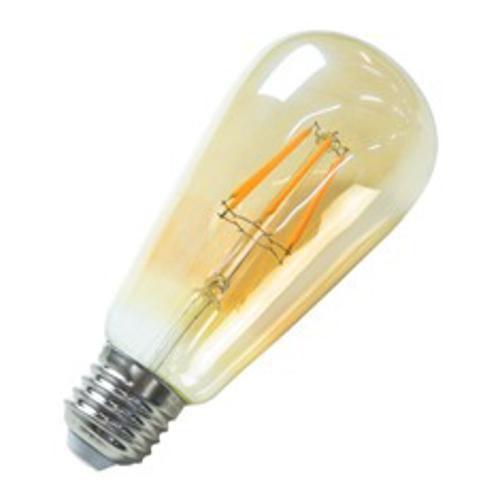 Imagem de Lampada Led Filamento Vintage E27 St64 Ambar Ali48