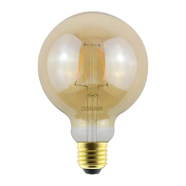 Imagem de Lâmpada LED Filamento Vintage Globe 1906 2,5W Luz Âmbar Bivolt Osram