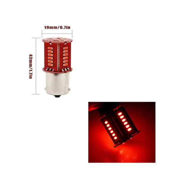 Imagem de Lâmpada Led Freio 2 Polos Sequencial Strobo Moto CG150 Titan EX 2010 2011 2012 2013