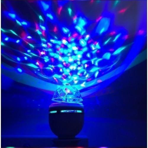 Imagem de Lâmpada Led Globo Colorido Giratório Para Festa Discoteca Dj