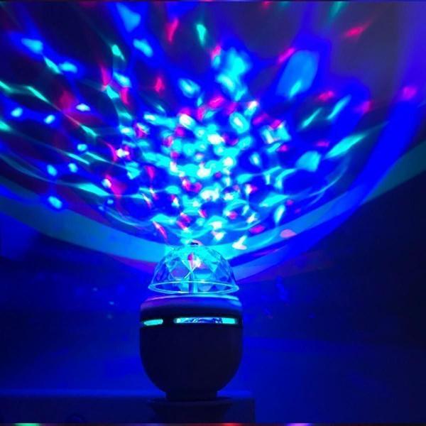 Imagem de Lâmpada Led Globo Colorido Giratório Para Festa Discoteca Dj