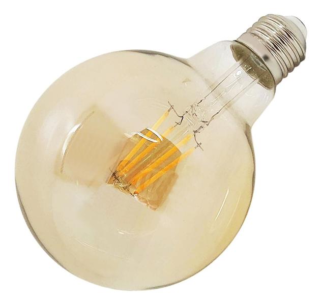 Imagem de Lâmpada Led Globo G125 Vintage 4w E27 Branco Quente Ourolux