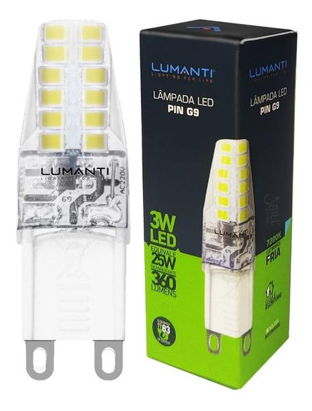 Imagem de Lâmpada Led Halopin 3W G9 220V Branco Frio 7200K