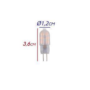 Lâmpada LED Halopin G4 2W Branco Quente 220V L04927 Starlux St2273 Imagem de Lâmpada LED Halopin G4 2W Branco Quente 220V L04927 Starlux St2273