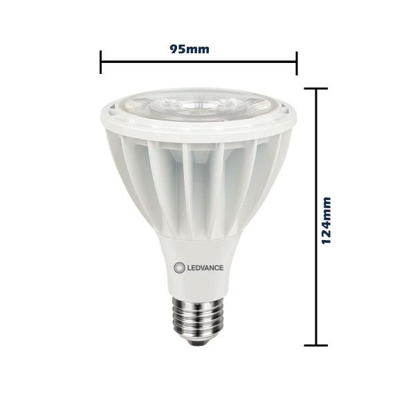 Imagem de Lâmpada led hci-par30 ledvance 28w 30g 3000k(branco quente)e27 bivolt