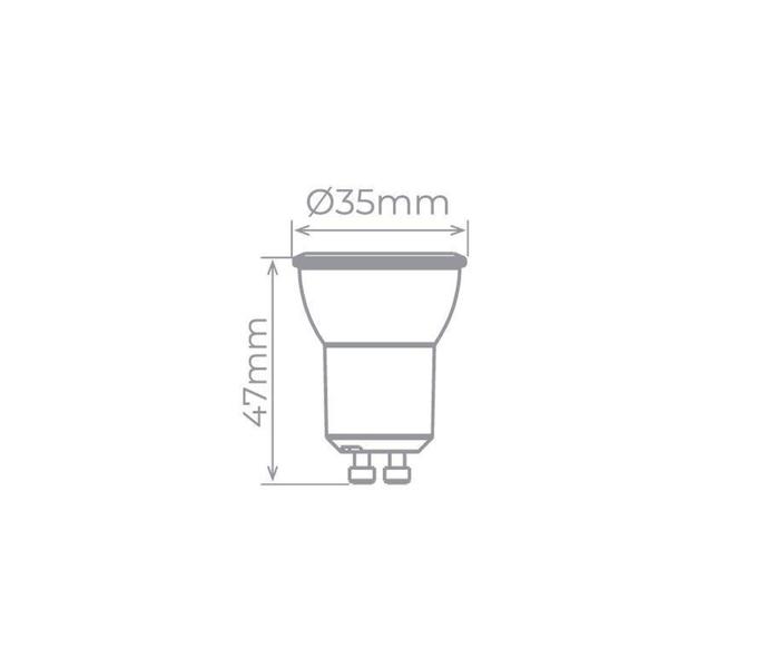 Imagem de Lâmpada LED Mini Dicroica 3W GU10 2700K Bivolt - Stella - STH8513/27