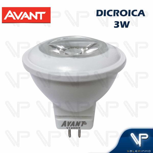 Imagem de Lâmpada led mini dicróica mr11 3w 12v 30g 6500k(branco frio)g4 