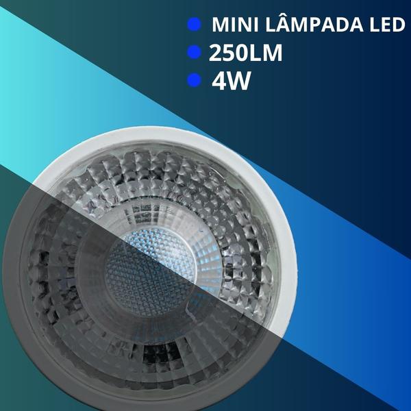 Imagem de Lâmpada led mini-dicroica mr11 4w 6000k gu10  bivolt