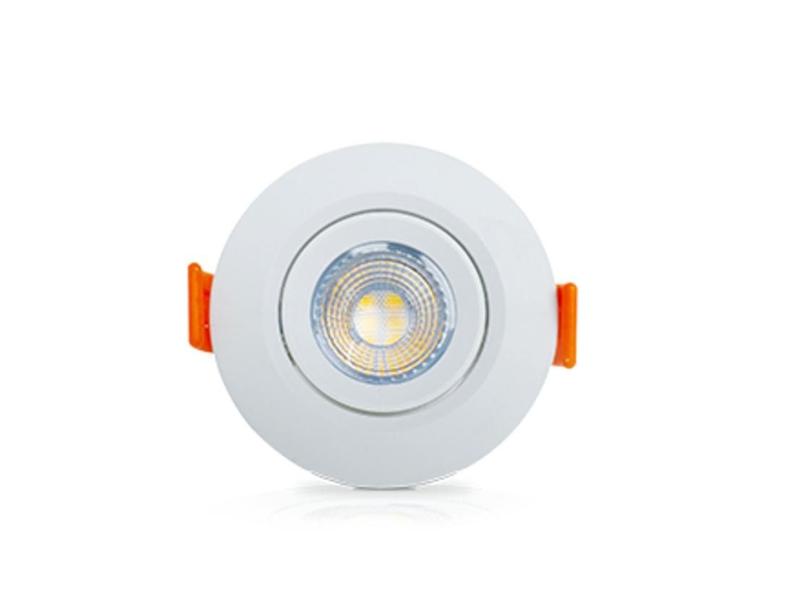 Imagem de Lâmpada Led Mini Spot Branco Redonda 3W Luz Branca 6400K - Ourolux