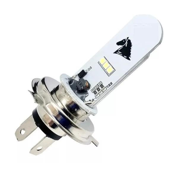 Imagem de Lampada LED Moto H4 Super Branco Efeito Xenon 8000k Cg Ybr