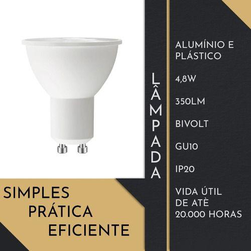 Imagem de Lâmpada LED MR16 4,8W Luz 2700k - Pix Iluminção