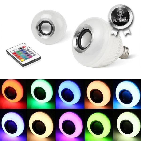 Imagem de Lâmpada Led Musical Bluetooth Com Controle Remoto