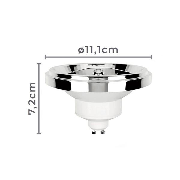 Imagem de Lâmpada Led Nordecor AR111 Dimerizável 12W GU10 Alto IRC 95 127V