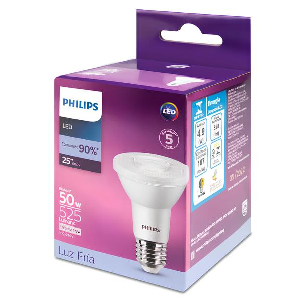 Imagem de Lampada Led Par20 4,9W 525Lm 25 Bivolt E27 Philips