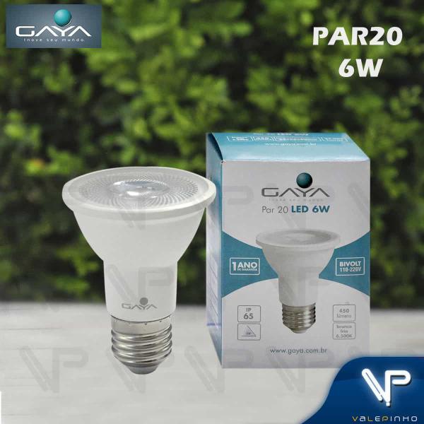 Imagem de Lâmpada led par20 6w 6500k(branco frio)e27 bivolt