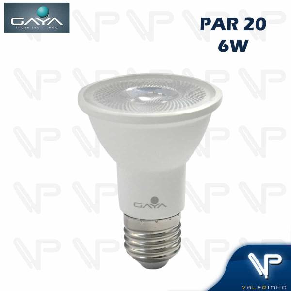 Imagem de Lâmpada led par20 6w 6500k(branco frio)e27 bivolt kit12