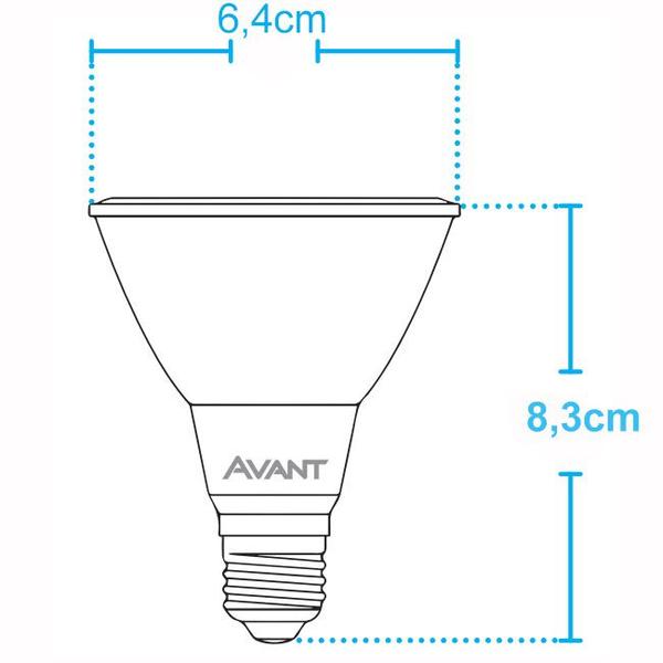 Imagem de Lampada led par20 7w branco frio 6500k bivolt e27 - avant