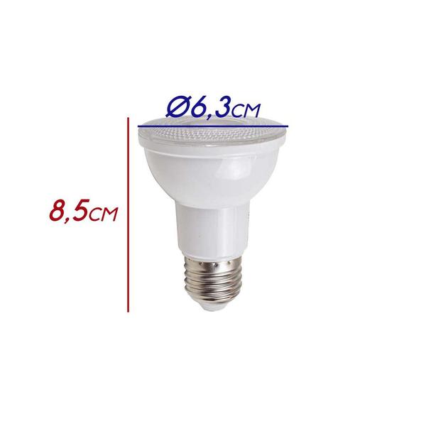 Imagem de Lâmpada LED PAR20 7W E27 Branco Quente L032-727-BVT Starlux ST2275