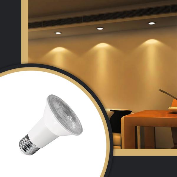 Lâmpada Led Par20 E27 6,5w 3000k - LUMANTI Imagem de Lâmpada Led Par20 E27 6,5w 3000k