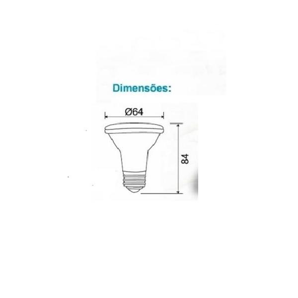 Imagem de Lâmpada Led PAR20 Led 2w 127v E27 Âmbar Xelux