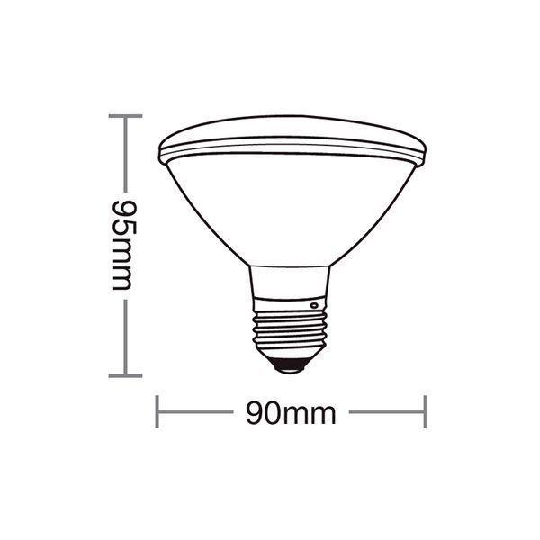 Imagem de Lâmpada led par30 9,9w 2700k ip65