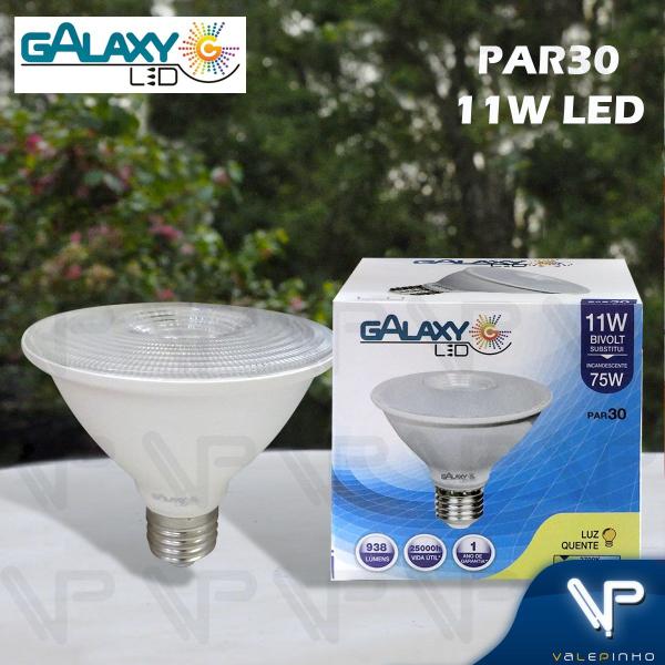 Imagem de Lâmpada led par30  9w 3000k(branco quente)e27 bivolt kit10