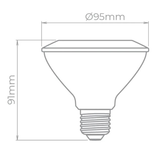 Imagem de Lâmpada led par30 eco 9w stella sth9030