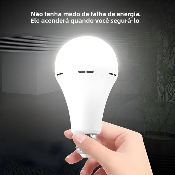 Imagem de Lâmpada LED Portátil De Emergência 7W 9W 12W 15W Carregamento De Economia De Energia Para Falha De