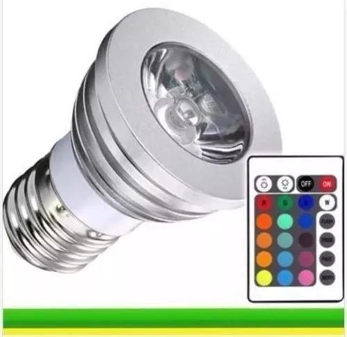 Imagem de Lampada Led Rgb 3 W Croica E27 Decoraçao Cromoterapia