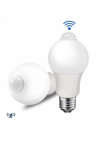 Imagem de Lâmpada LED Sensor de Movimento PIR 15W/18W E27 - Interna e Externa